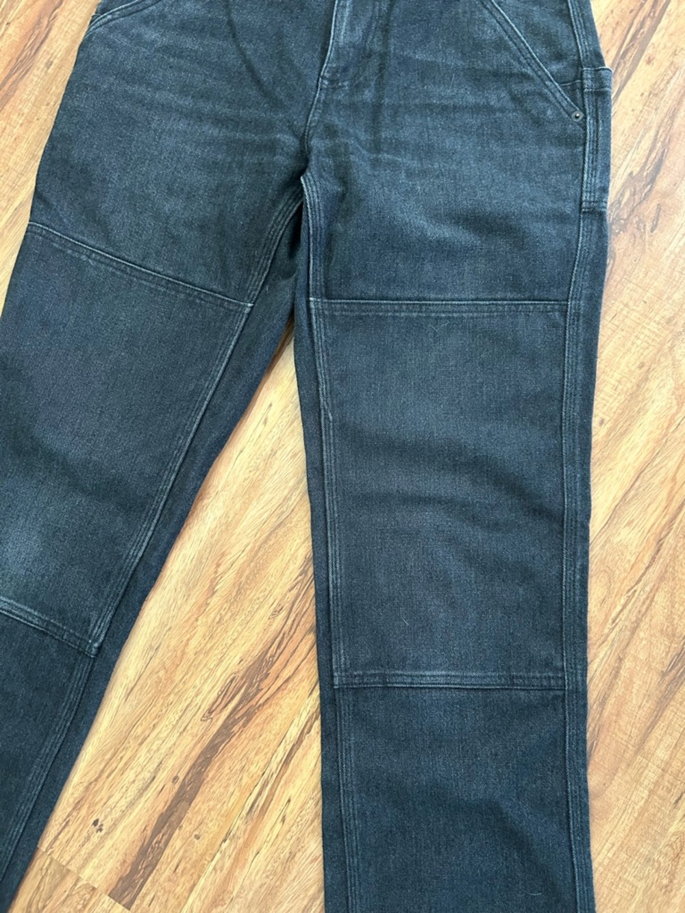 Patagonia Iron Forge Double Knee Pants Black Hemp Workwear Outdoors Womens Sz 6 - Picture 4 of 11